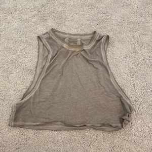 Cropped lululemon tank top